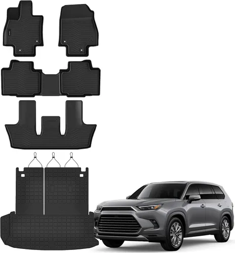 Miniatura 24 de Auxko Alfombrilla de carga para todo tipo de clima, apta para Toyota 4Runner 2026 2025 de 5 plazas, versión de gasolina, accesorios protectores, sin