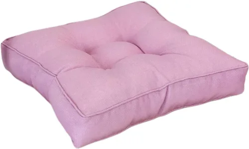 Miniatura 14 de Cojín cuadrado sólido de 16 pulgadas para silla, estilo tatami, cojín antideslizante y grueso, tapete suave para silla de oficina, cocina, comedor