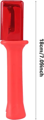 Miniatura 2 de Cuchillo pelacables Cuchillo Rojo Acero Inoxidable Pp 1 Pc Cable de Aislamiento Eléctrico Cortador Cortador de Mango Aislado Herramienta Con Rojo