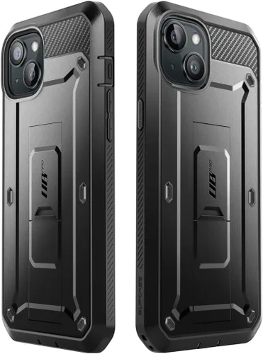 Miniatura 9 de SUPCASE Funda para iPhone 15 con soporte y clip para cinturón (Unicorn Beetle Pro), [protector de pantalla integrado]