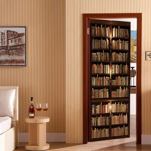 Miniatura 4 de TUOKING Adhesivo para puerta, calcomanías de vinilo para puerta, mural autoadhesivo para decoración del hogar, 30.3 pulgadas de ancho x 78.7