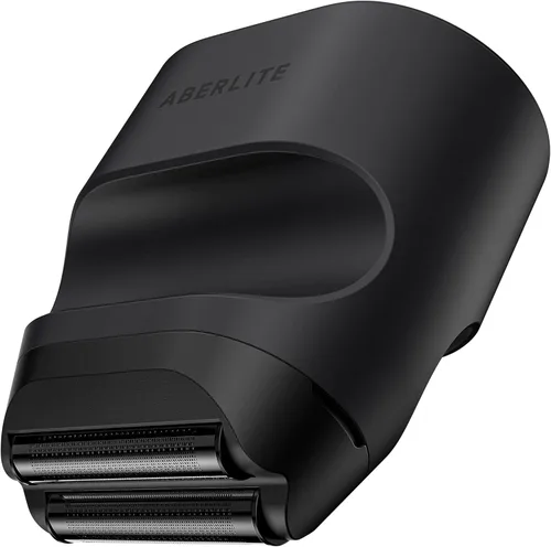 Aberlite Touch 2 - Afeitadora de cabeza de aluminio para hombres calvos, afeitadora de acabado para cabeza y cara calva, láminas ultrafinas de 0.002