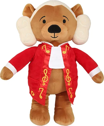Amadeus Mozart Oso de Peluche – Reproduce 40 Minutos de Música Clásica, Oso de Peluche Interactivo Educativo y Tranquilizante para Bebés y Niños