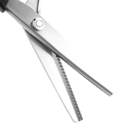 Miniatura 2 de Tijeras de corte en zig zag, tijeras de costura dentadas, tijeras de costura con mango de agarre cómodo para forro de tela, papel y uso artesanal