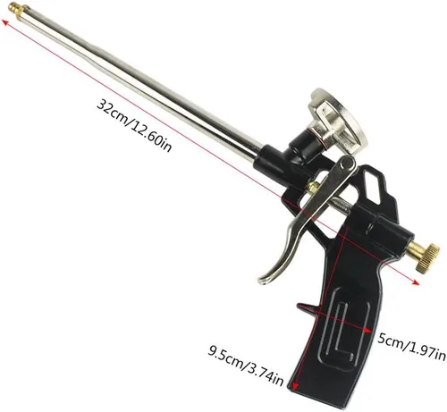 Miniatura 6 de 2 Pack Pistola de Espuma, Picowe Pistola de Espuma Expansible de Poliuretano, Pistola de Calafateo con Cuerpo de Metal, Pistola de Espuma de Paquete