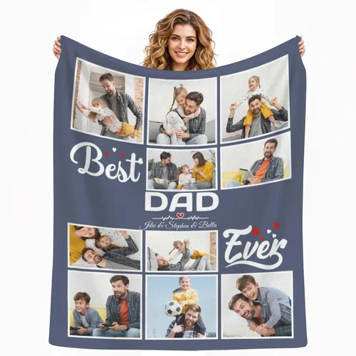 Miniatura 30 de HUGLAZY Mantas personalizadas con fotos, manta personalizada para la familia, sube tu foto de Halloween, manta personalizada para adultos