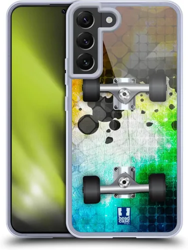 Miniatura 11 de Head Case Designs Reggae Skateboards Gel Case [Military Grade Protection] Compatible with Samsung Galaxy S22+ 5G and Compatible with MagSafe