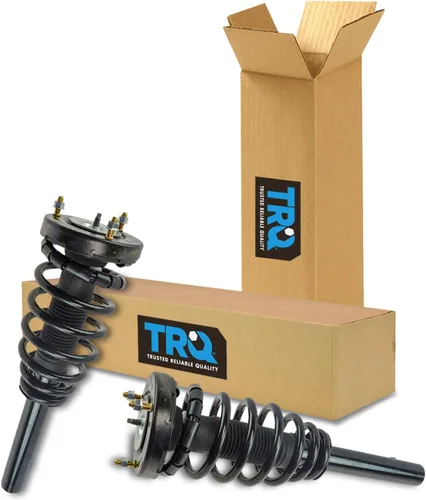 Miniatura 282 de TRQ Conjunto de Amortiguador y Resorte Delantero Cargado con Resorte Helicoidal Pre-ensamblado Compatible con Jeep Cherokee Limited AWD 14-22 Sin