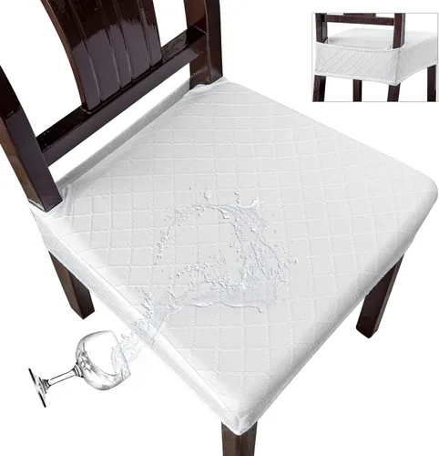Miniatura 38 de Genina Fundas de asiento impermeables para sillas, fundas de asiento para sillas de comedor, fundas para sillas de cocina, fundas para sillas