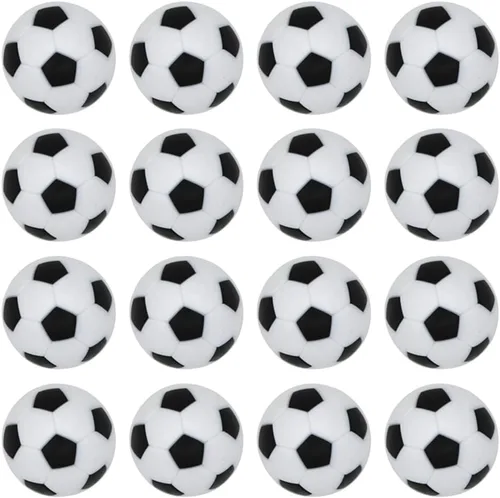 Pelotas de futbolín de 1.260 in (1.260 in), bolas de foosball de repuesto, 16 unidades, futbolín oficial de 1.26 pulgadas, accesorio de pelota de