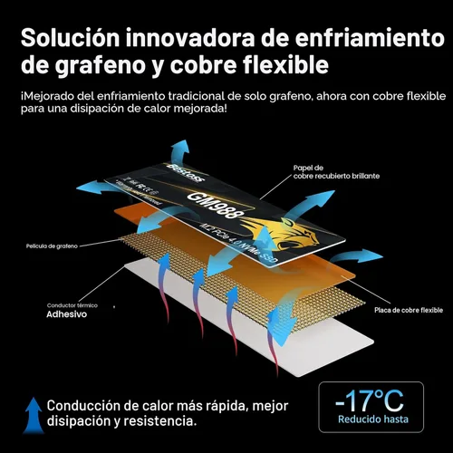 Miniatura 7 de SSD NVMe M.2 2280 1TB PCIe Gen 4, hasta 7300MB/s, caché SLC y HMB, mejora para PS5/PC/portátil, diseñado para jugadores, editores de video