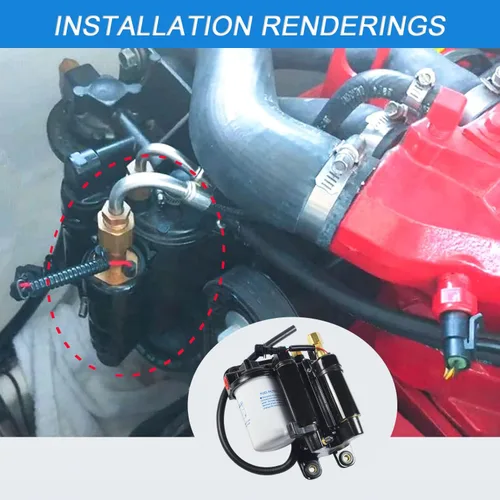 Miniatura 7 de Conjunto de bomba de combustible eléctrica de repuesto para Volvo Penta 21608511 21545138 4.3L 5.0L 5.7L para 4.3OSI 4.3GXI 5.0OSI 5.0GXI 5.7GI