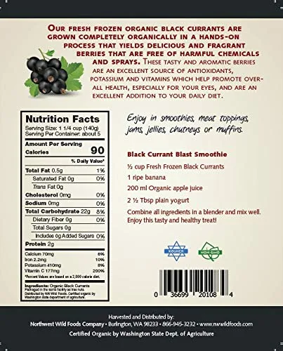 Miniatura 3 de Fruta congelada fresca de Northwest Wild Foods - bayas silvestres orgánicas, naturales, para una dieta saludable y antioxidante. Ideal para batidos