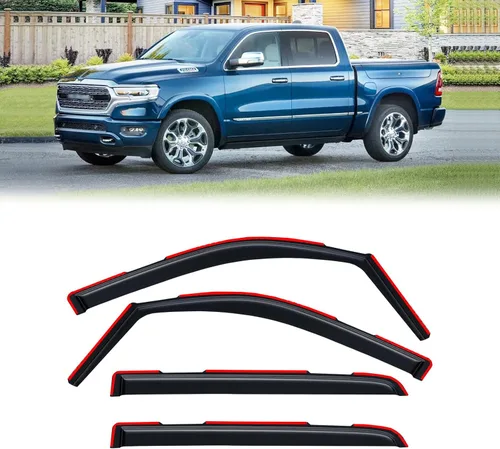 Miniatura 56 de Visera de ventana para Honda Civic 2022-2025, protectores de lluvia de canal exterior, escudos, deflector de ventilación, sombra, viento, humo