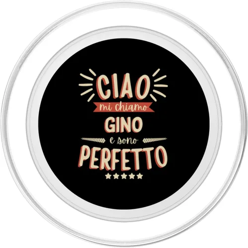 Miniatura 2 de Gino Idea Regalo Personalizzata Nome Divertente PopSockets MagSafe PopGrip for iPhone