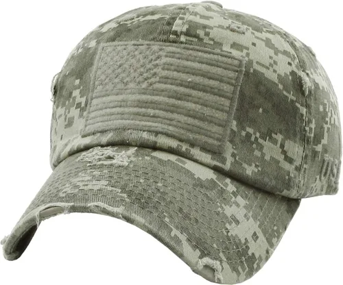 Miniatura 199 de KBETHOS Tactical Operator Collection USA Fishing Mesh Ballcap Flag Patch America Outdoors Trucker Baseball Cap