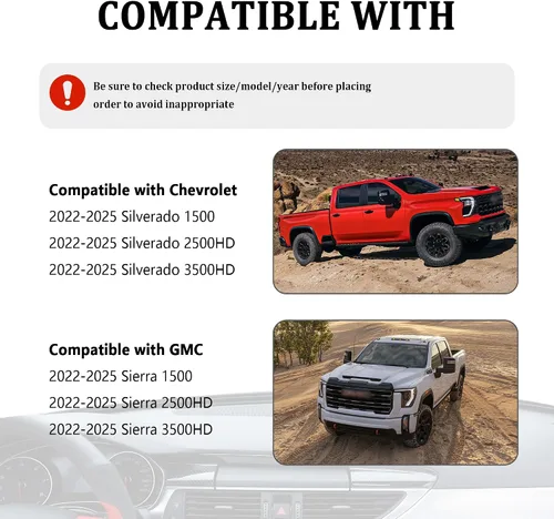 Miniatura 7 de Compatible con Funda para Llavero de Chevy & Funda para Llavero de GMC, Carcasa para Llavero de Fibra de Carbono con Llavero y Anillo para Llaves
