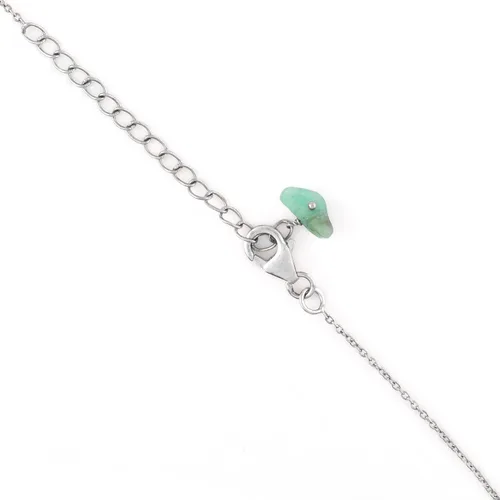 Miniatura 4 de Regalos para mamá, joyería de esmeralda cruda para mujer, piedra natural, cristales ásperos y piedras curativas, collares de barra delicados
