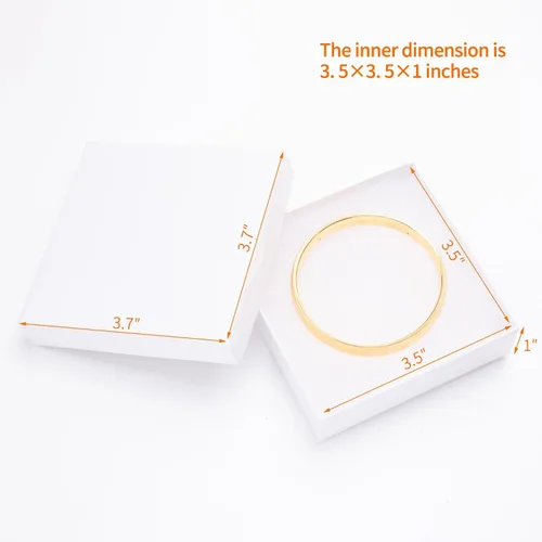 Miniatura 2 de Magicool Hanger Magicool - Paquete de 20 cajas de cartón para joyería, collares, pulseras, aretes, pequeño embalaje de regalo, cajas de regalo