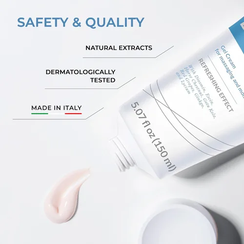 Miniatura 9 de Dulàc - Diosmin Legs 5.07 fl oz - Tratamiento de venas varicosas para piernas, crema de gel para circulación y arañas vasculares, efecto refrescante