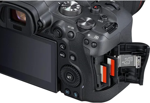 Miniatura 4 de Canon Cámara digital sin espejo EOS R6 (solo cuerpo) (4082C002) + tarjeta de memoria de 64 GB + funda + software de foto Corel + batería LPE6 +