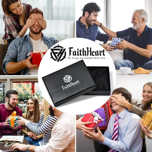 Miniatura 7 de FaithHeart BFF - Collar de costura de rompecabezas, 2345678 piezas, de acero inoxidable, con nombre personalizado, colgantes de corazón, joyería