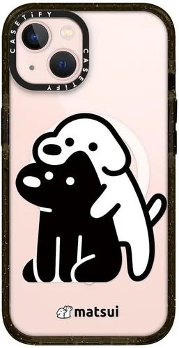 Miniatura 373 de Funda Impact de CASETiFY para iPhone 13 Pro Max con Magsafe - Estuche Claro Cuento de Invierno - Claro Negro Estuche transparente Winter Tale