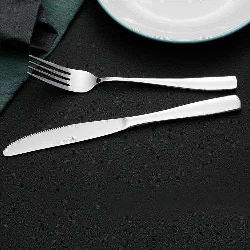 Miniatura 7 de Eslite Juego de cuchillos de cena de acero inoxidable, 12 piezas