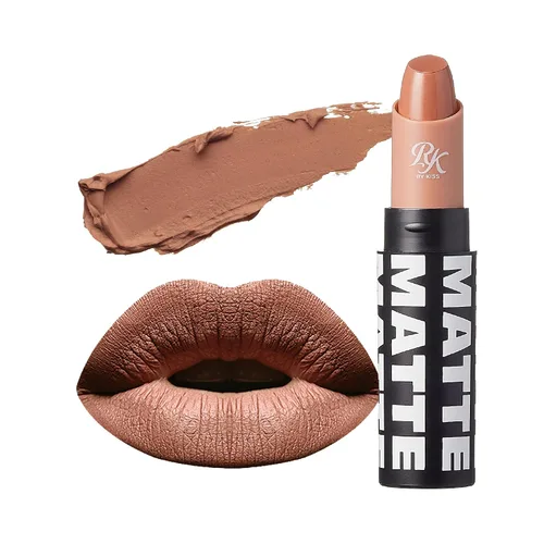Miniatura 33 de Labial de Ruby Kisses, acabado mate, larga duración, altamente pigmentado, de aplicación suave, maquillaje de labios de cobertura total