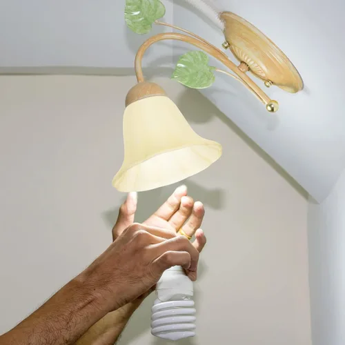 Miniatura 3 de OSALADI Pantalla de luz de vidrio Pantalla de lámpara de pie en forma de flor Pantalla de lámpara de repuesto para lámpara de mesa Lámpara de pie