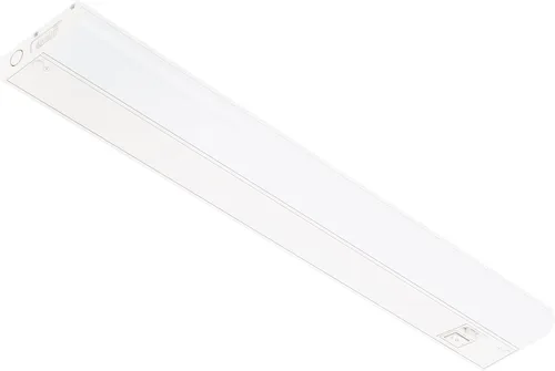 GetInLight Luces LED regulables para debajo del gabinete, solo cableado, de 3 colores, de 24 pulgadas, blanco suave (3000 K), blanco brillante (4000