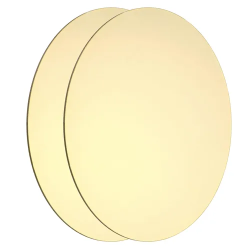 Miniatura 42 de MECCANIXITY 2 Piezas Placa Redonda de Latón, 150mm (5.91") de Diámetro Láminas de Cobre Puro, Lámina de Metal de Latón Cobre H62 de 0.5mm