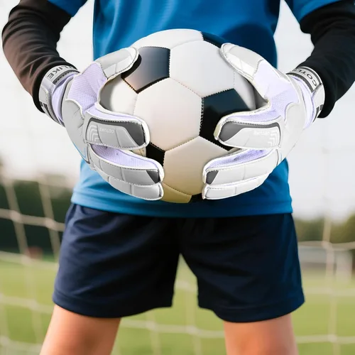 Miniatura 7 de Guantes de portero de fútbol – Guantes de portero de fútbol para niños, niñas, jóvenes y adultos, guantes de portero de fútbol de látex de 0.18 Gris