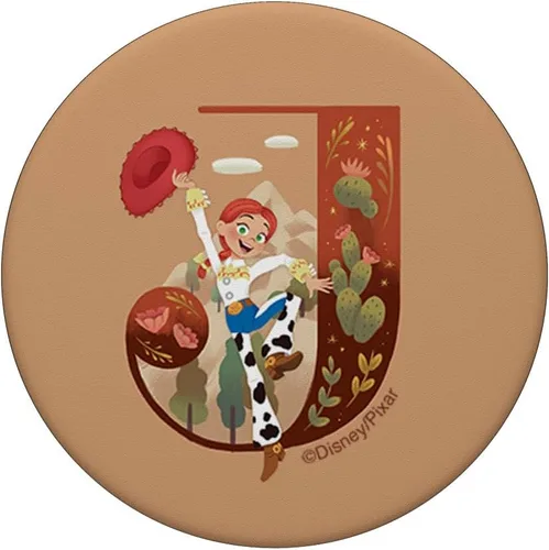 Miniatura 3 de Disney and Pixar Alphabet Monogram Toy Story Letra J Jessie PopSockets Estándar PopGrip