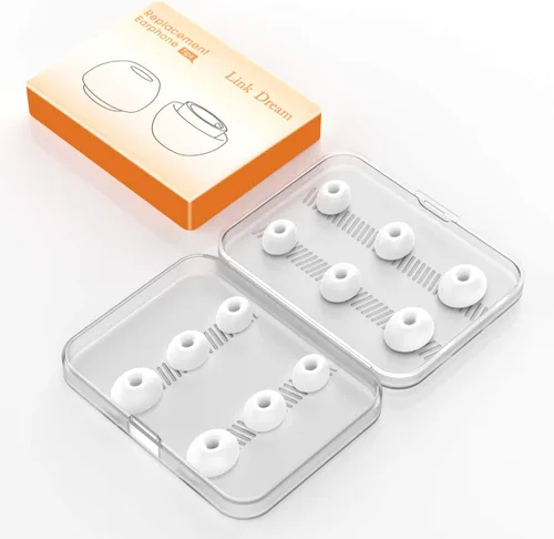 Miniatura 7 de Link Dream 12 puntas de repuesto para AirPods Pro AirPods Pro de 2ª generación 2022 con caja de almacenamiento portátil (S/M/L) (6 pares)
