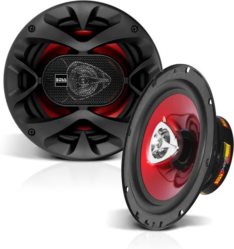 BOSS Audio Systems CH6520 - Altavoces de coche de 6.5 pulgadas, 250 vatios máximo, 2 vías, audio de gama completa, tweeter de 1 pulgada, coaxial, se