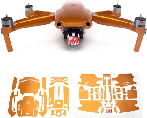Miniatura 2 de Wrapgrade Unidad Principal Skin Compatible con DJI Mavic Air 2 (Titanio)