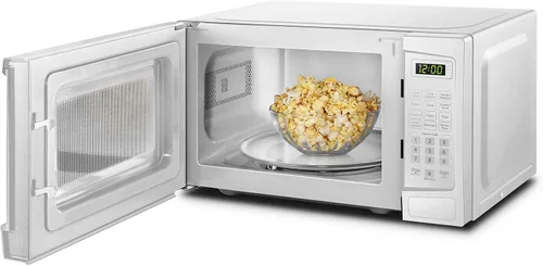 Miniatura 4 de Danby DBMW1120BWW - Microondas para encimera de 1.1 pies cúbicos en blanco, 1000 vatios, microondas de tamaño familiar con puerta de botón