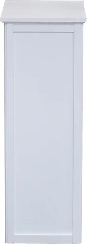 Miniatura 9 de Alaterre Furniture Dorset - Estantería de baño de 13 pulgadas de profundidad con estantes ajustables, armario de baño blanco para toallas, artículos