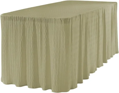 Miniatura 13 de The Folding Table Cloth 4 pies negro 24x48x29
