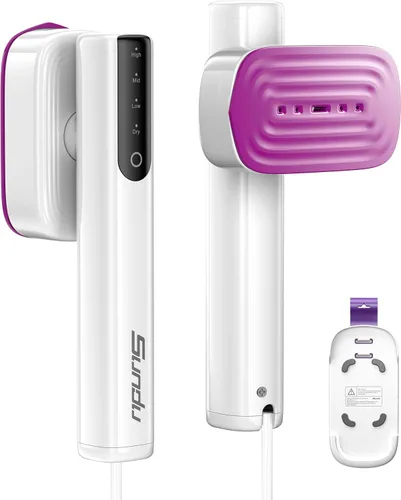 Miniatura 14 de Sundu Vaporizador para ropa, potente plancha de vapor portátil de 1200 W, calentamiento rápido de 15 segundos, tanque de 3.5 fl oz, vapor continuo