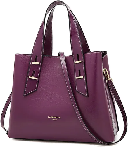 Miniatura 17 de LAORENTOU Monederos de cuero de vaca y bolso pequeño para mujer, bolso de mano para mujer, bolso de hombro para el día de la madre Designer