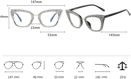 Miniatura 4 de Gafas de lectura bifocales fotocrómicas de transición de diamantes de imitación de ojo de gato sexy para mujer mirar lejos y cerca de gafas de sol