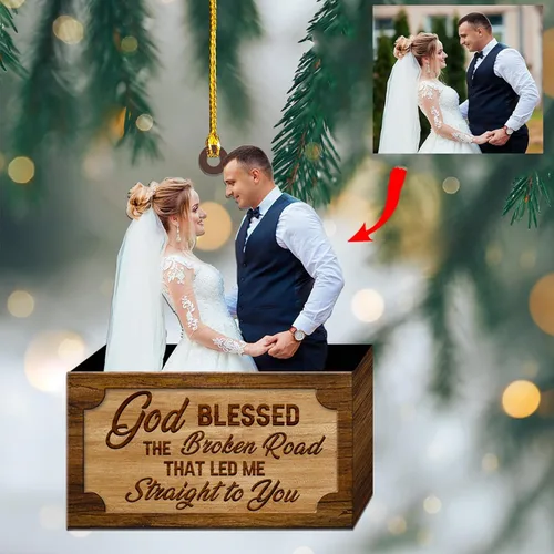 Miniatura 34 de LOVELYPOD Adorno de foto personalizado,Árbol de adorno de Navidad personalizado, Adorno de forma plana 2D de foto personalizada, Foto personalizada