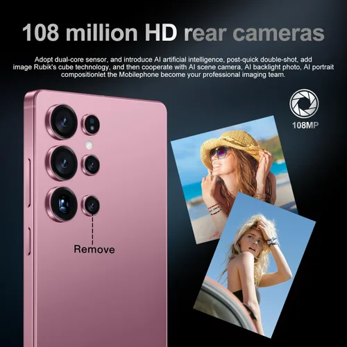 Miniatura 3 de MMY I25 Ultra 5G teléfono inteligente desbloqueado, 16GB+512GB (rosa)