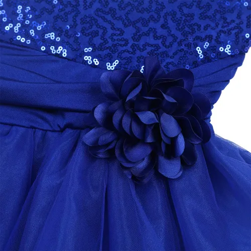 Miniatura 5 de YiZYiF Vestido de ballet de lentejuelas para niñas con leotardo de gasa
