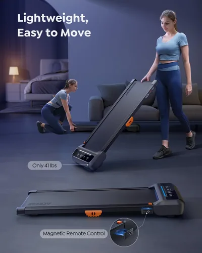 Miniatura 4 de ACEZOE Walking Pad Treadmill with 10% Incline, Under Desk Treadmill, Compact Portable Treadmills for Home Office, 285lbs Capacity, APP/Remote