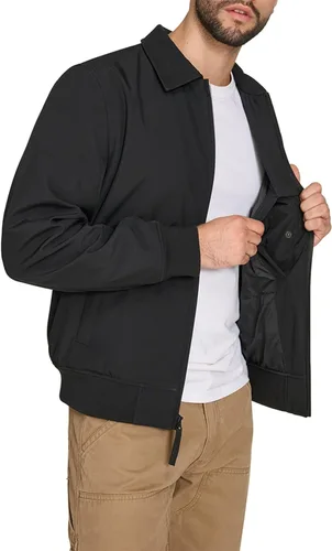 Miniatura 5 de Levi's Men's Men's Lightweight Softshell Varsity Rib Knit Bomber Jacket