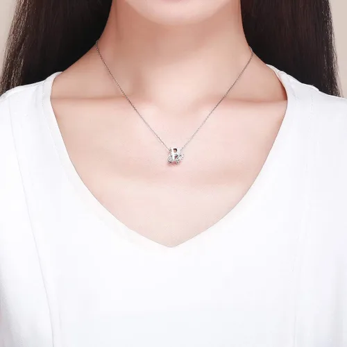 Miniatura 6 de Plata de ley 925 maciza con piedras cúbicas opciones de regalo completas AZ alfabeto encantador letras abalorios para pulseras europeas Pandora