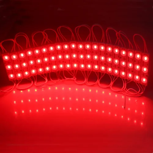 Miniatura 7 de 200pcs 3 LED Sign Storefront Lights Module Red Super Bright 5630 5730 SMD Impermeable para Letreros de Carta Publicidad Señales con Cinta Adhesiva